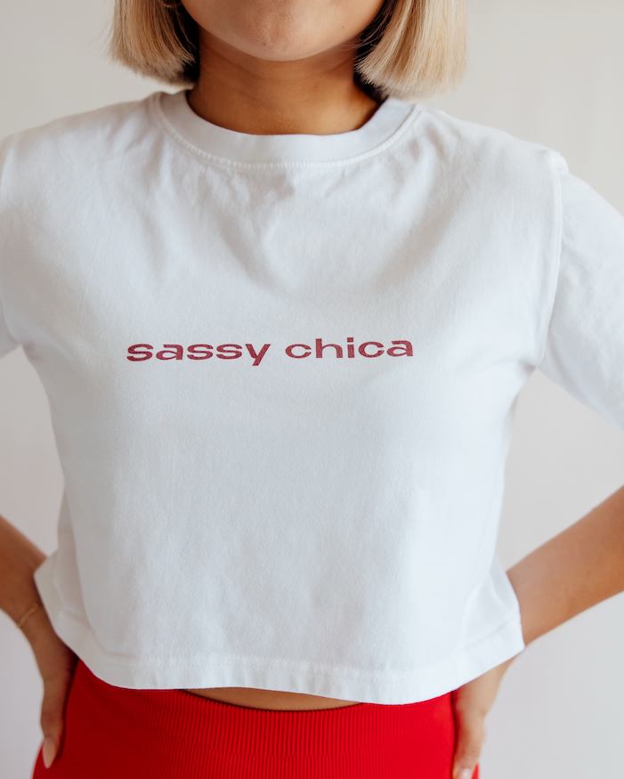 Sassy Chica Crop Tee